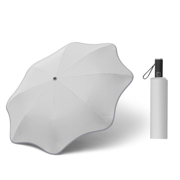 Curved Automatic Umbrella Luminous Transparent Umbrella - Image 5
