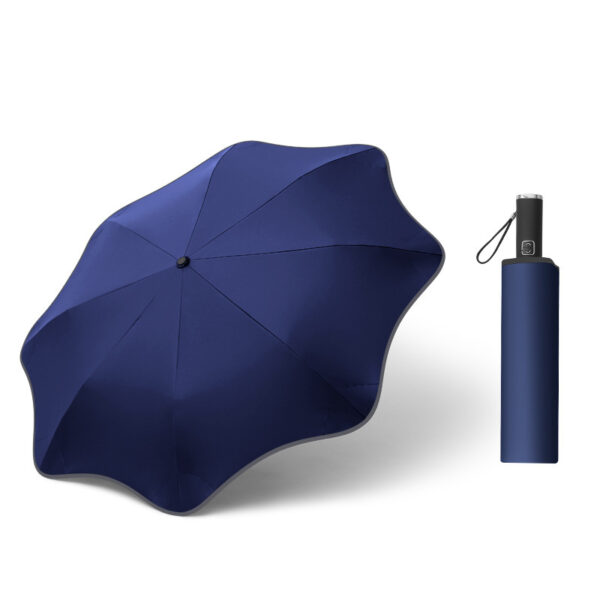Curved Automatic Umbrella Luminous Transparent Umbrella - Image 4