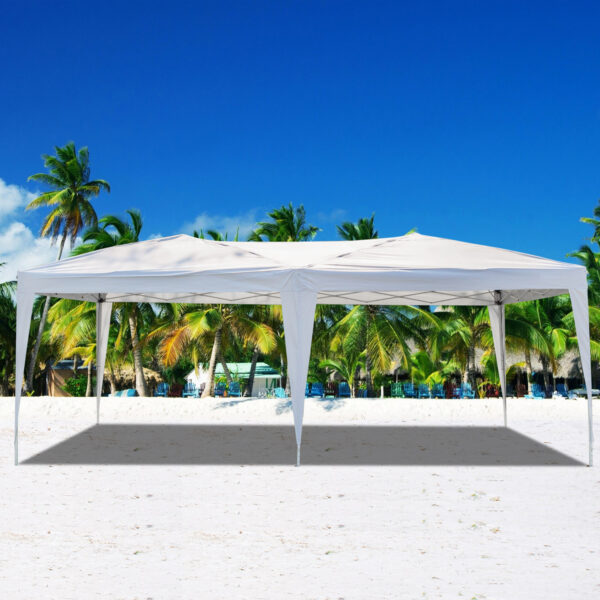 3 X 6M White 6 Sides, Home Folding Pergola Parking Shed Advertising Tent - Image 8