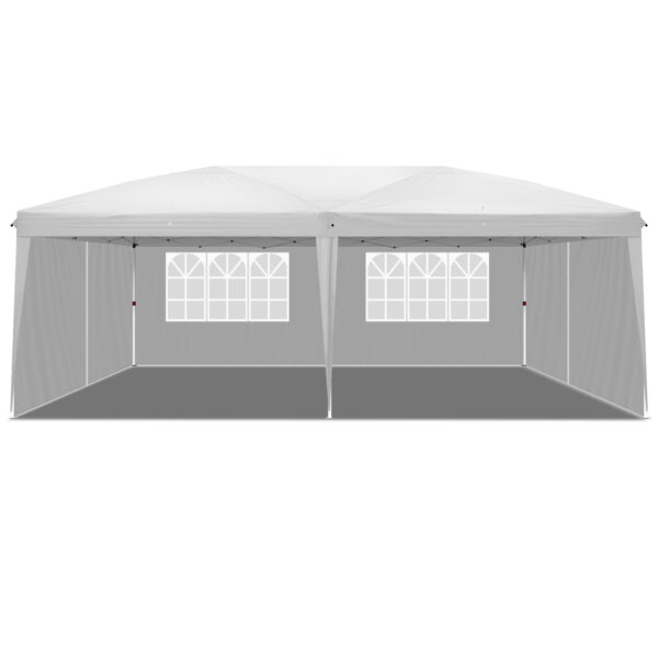 3 X 6M White 6 Sides, Home Folding Pergola Parking Shed Advertising Tent - Image 3