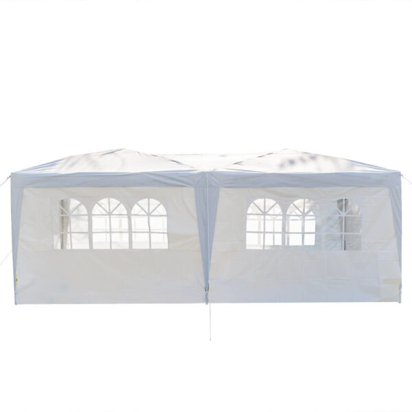 3 X 6M White 6 Sides, Home Folding Pergola Parking Shed Advertising Tent - Image 9