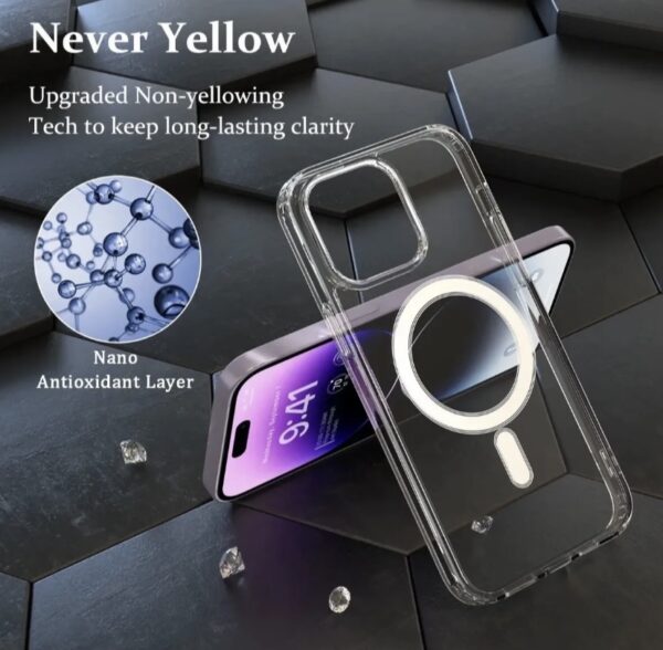 For Phone 15 14 Plus, Pro, Pro Max Case, Compatible With MagSafe, Shockproof Military - Grade Protection, Magnetic Phone Case For Phone 15 14 Plus, Pro, Pro Max, Classic Hybrid Case - Image 9