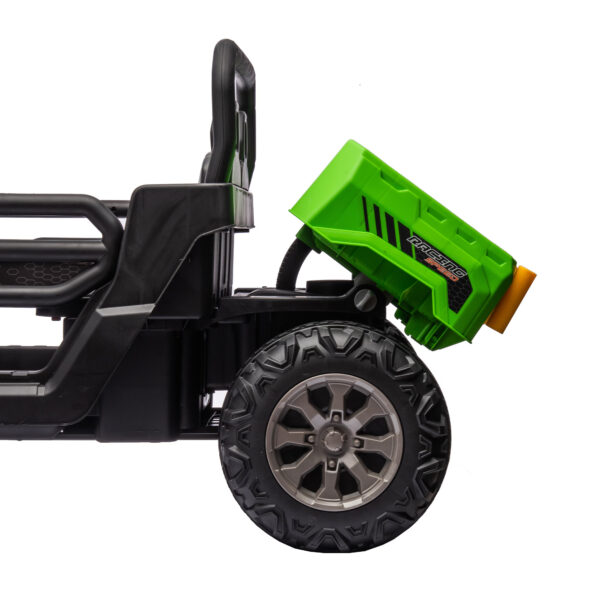 24V Ride On Truck 2 Seater Ride On UTV With 2x200W Motor Ride On Dump Truck With Dump Bed Shovel Ride On Car With Remote Control Electric Vehicle With Non Slip Tyre For Boys Girls - Image 8