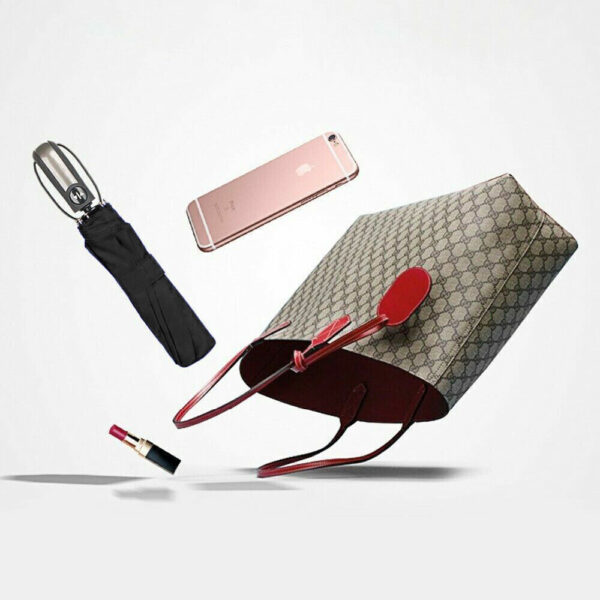 10 Ribs Strong Automatic Umbrella Windproof Stormproof Compact Folding Umbrella - Image 2