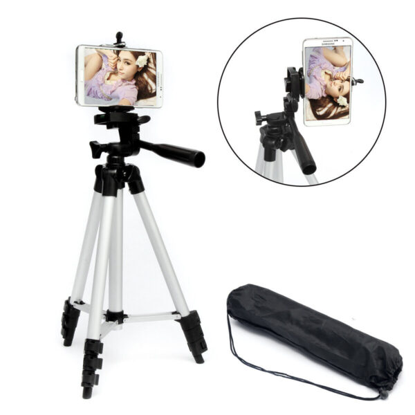 Professional Camera Tripod Stand Holder Mount For Cell Phone, Portable Tripod, Mobile Phone Live Stream Holder, Camera Tripod - Image 3