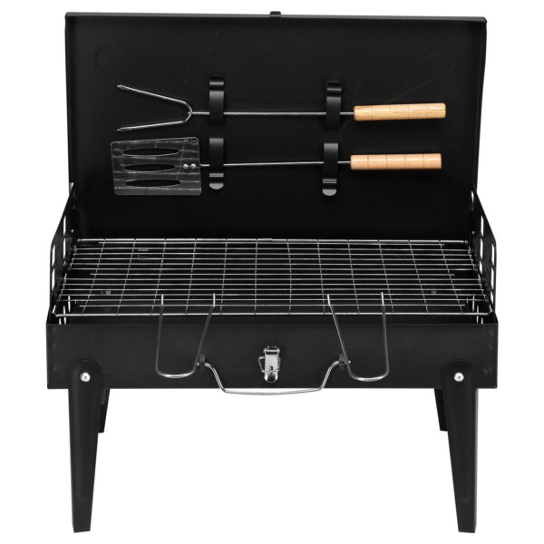 Black Portable Square Carbon Oven - Image 8