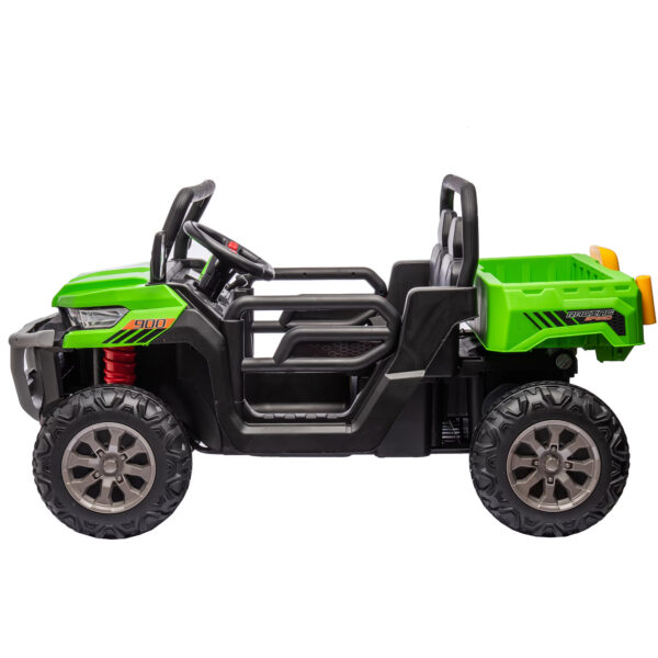24V Ride On Truck 2 Seater Ride On UTV With 2x200W Motor Ride On Dump Truck With Dump Bed Shovel Ride On Car With Remote Control Electric Vehicle With Non Slip Tyre For Boys Girls - Image 2