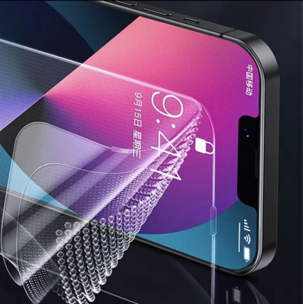 2 Pack For Phone 14, 15 Plus, Pro, Pro Max Matte Screen Protector Glass, HD Clear, Anti Glare, Anti Fingerprint, Shatterproof Sensitive Touch Quick Installation - Image 9