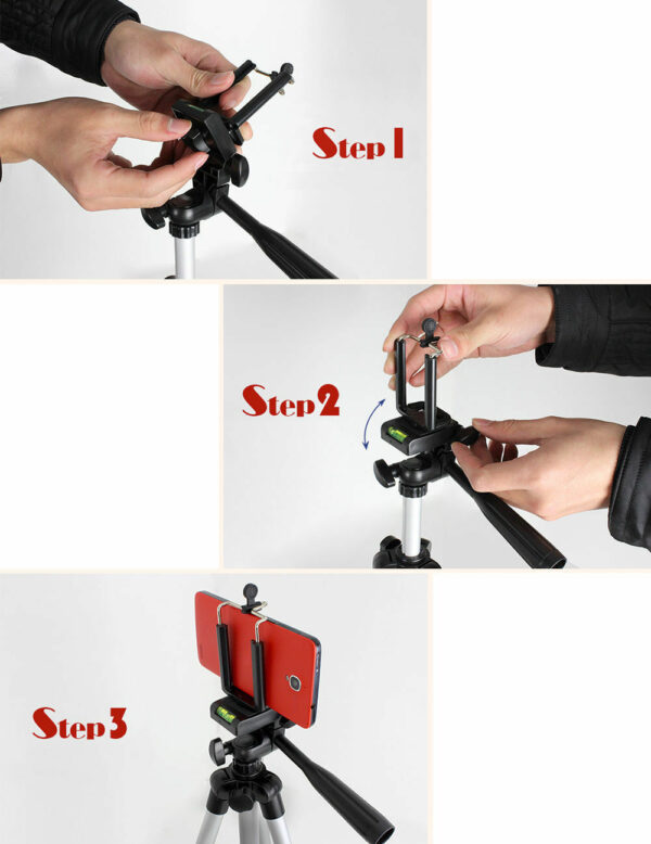 Professional Camera Tripod Stand Holder Mount For Cell Phone, Portable Tripod, Mobile Phone Live Stream Holder, Camera Tripod - Image 6