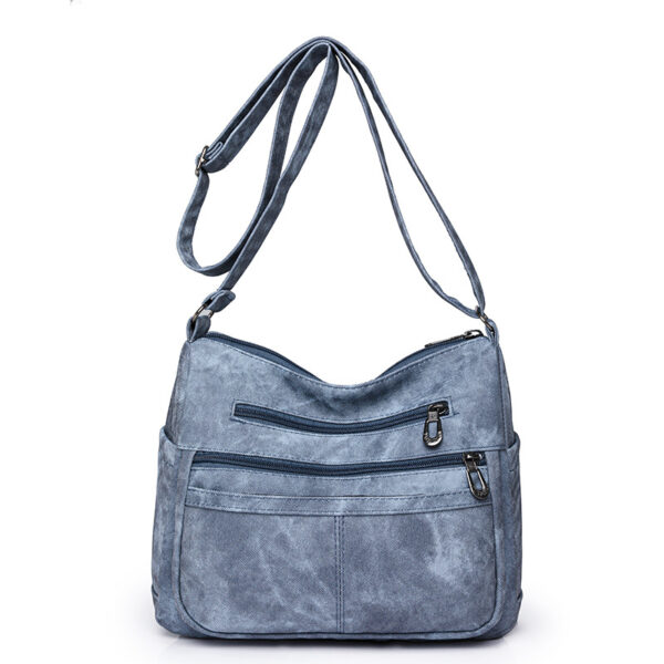 Fashion Women's Soft Leather Messenger Bag - Image 5
